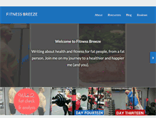 Tablet Screenshot of fitnessbreeze.com